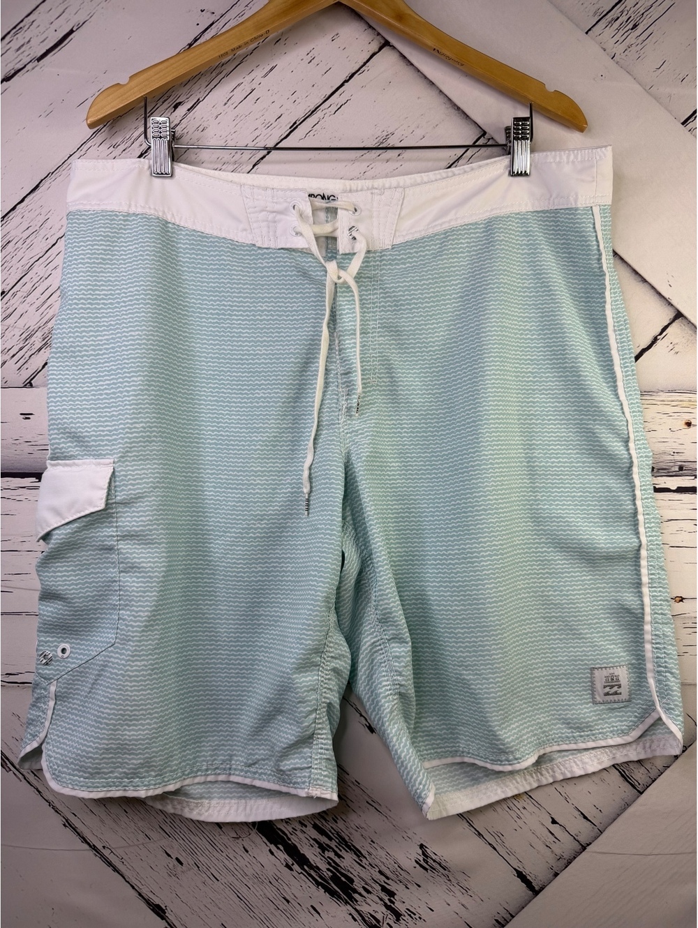 VTG Billabong Tiago Pires Platinum Stretch Series Boardshorts Men’s 38 Surf Y2K